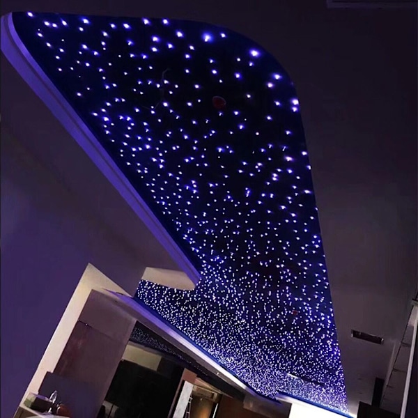 50 m x 0,75 mm / 1,0 mm valokuitukaapeli, päätyhehkutus, LED-valo 50mx0.75mm