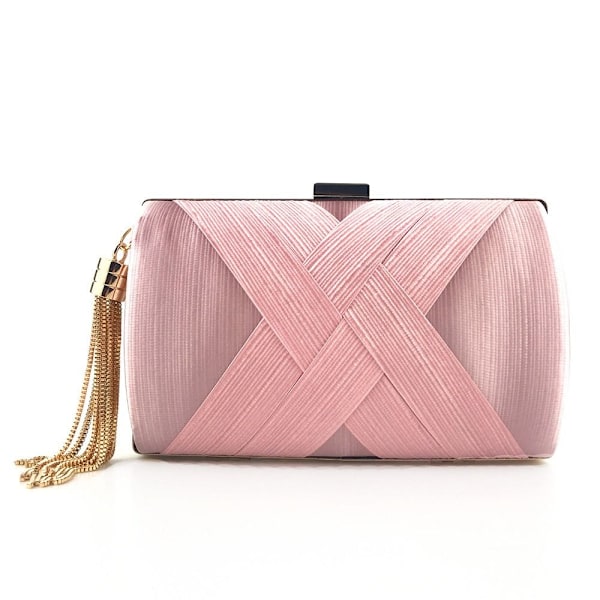 Aftenclutch Rosa Pink