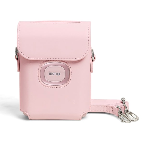 Fujifilm Instax Mini Link Skrivarväska PU-läderfodral - Perfekt pink