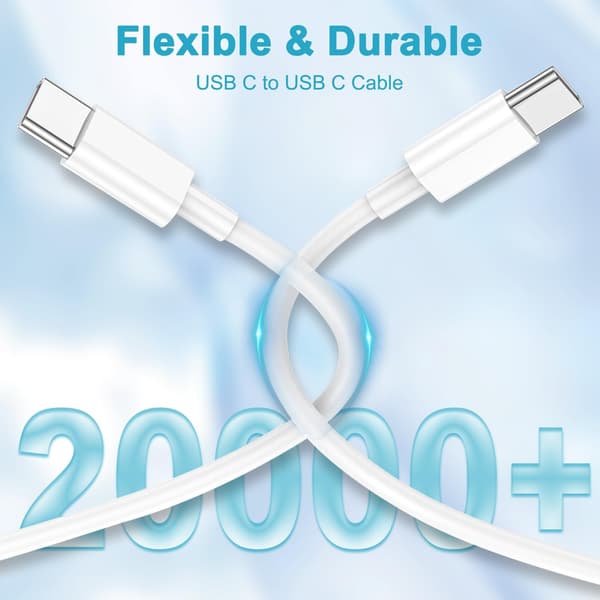 25W USB-C hurtiglader med 2m kabel for Samsung Galaxy-telefoner[JUN]