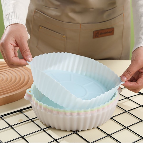 Silikongryde til Air Fryer med omkreds 56 cm green