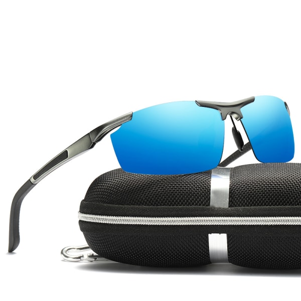 Aluminium-magnesium solbriller til utendørs bruk, polariserte sykkelbriller