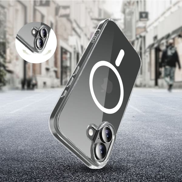 Tech-Protect iPhone 17 Magsafe FlexAir Hybrid Clear Deksel [JUN] 70