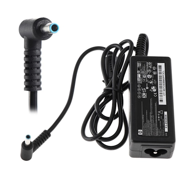 HP Laptop Oplader Adapter Strøm Blå Tip
