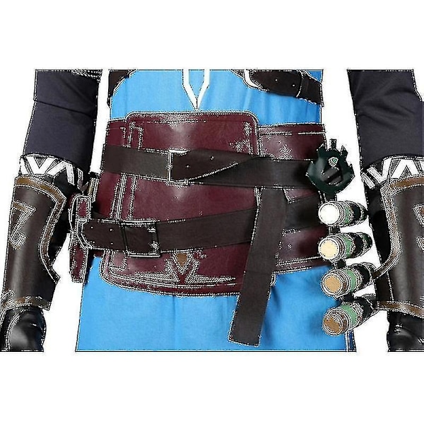 Game Legend Link Cosplay for voksne og barn Tears Of The Kingdom Kostyme Full Set Mann Halloween Karneval Kostyme - WELLNGS Uten parykk Without wig S