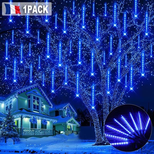 ROSNEK Meteorregn LED Ljusslinga 50cm 8 Rör Utomhus[JUN]