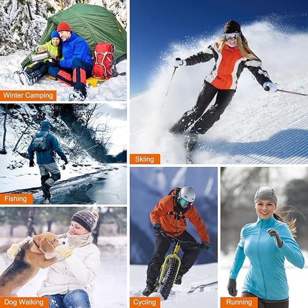 Arktisk Termisk Balaclava til Ski og Vinter Sport [JUN] Black