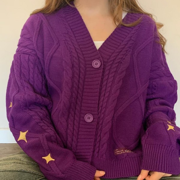 Speak Now Cardigan, Stjärnbroderad Stickad Speak Now Cardigan, Speak Now Cardigan Med Patch, Eras Tour Merch Presenter 3XL-4XL