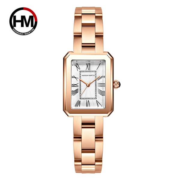 Women's watches, analogue quartz watch with stainless steel brac