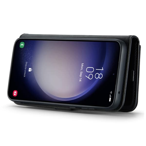 Magnetisk Wallet Case til Samsung A56 5G - 2-i-1 Sort Cover[JUN] Black Svart