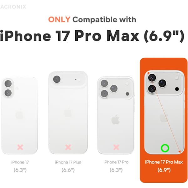 Flytende silikondeksel til iPhone 17 Pro Max, støtsikker myk full beskyttelse, lys grå iPhone 17 Pro Max Light grey