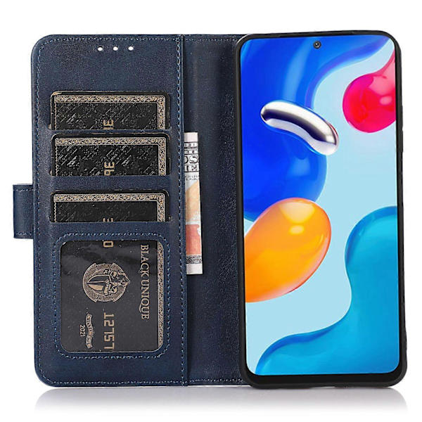 OnePlus Nord CE5 5G Plånboksfodral med Ställ Lädertextur[JUN] Blue