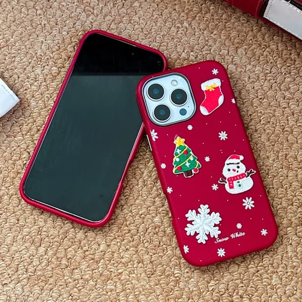 iPhone 16 Pro Max Festlig Deksel med Frostet PC-bakside og Fleksibel TPU-bumper [JUN] 3D-jul