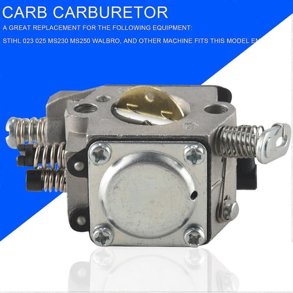 Carburetor for STIHL 025 023 021 MS250 MS230 Zama Chainsaw Walbro Replacement CJY Silver