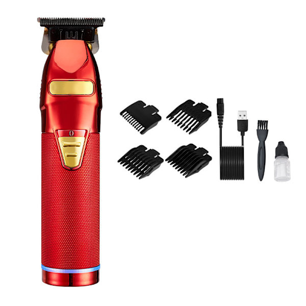 Husholdnings USB-lading Strong Power Elektrisk Hårklipper red