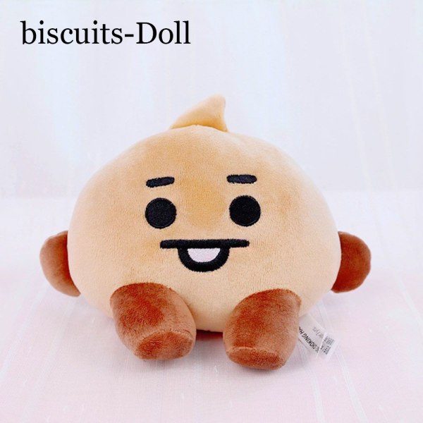 BTS plysjdukke KEX-DOLL - på lager biscuits-Doll