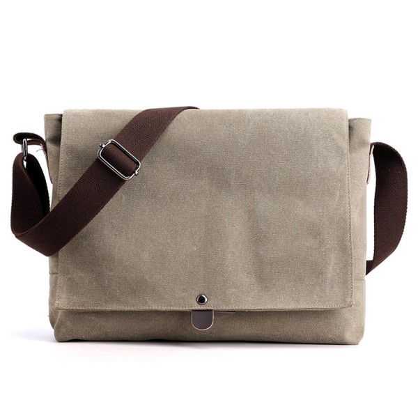 Canvas Messenger Bag Mode Axelväska Fritid