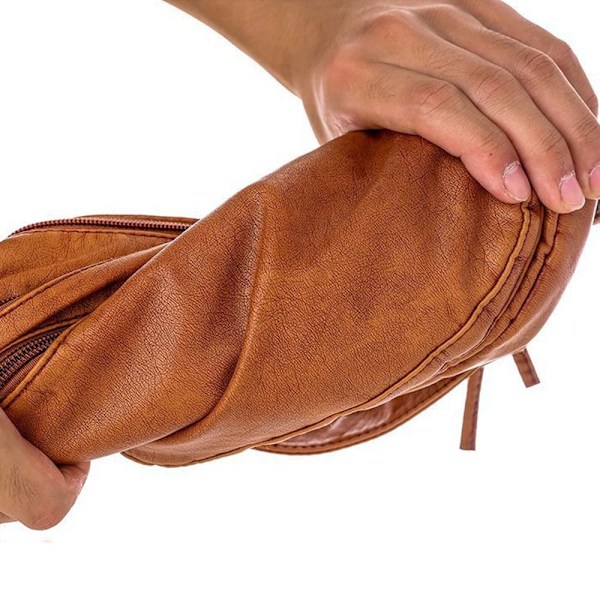 Handväska Axelväska BRUN Brown