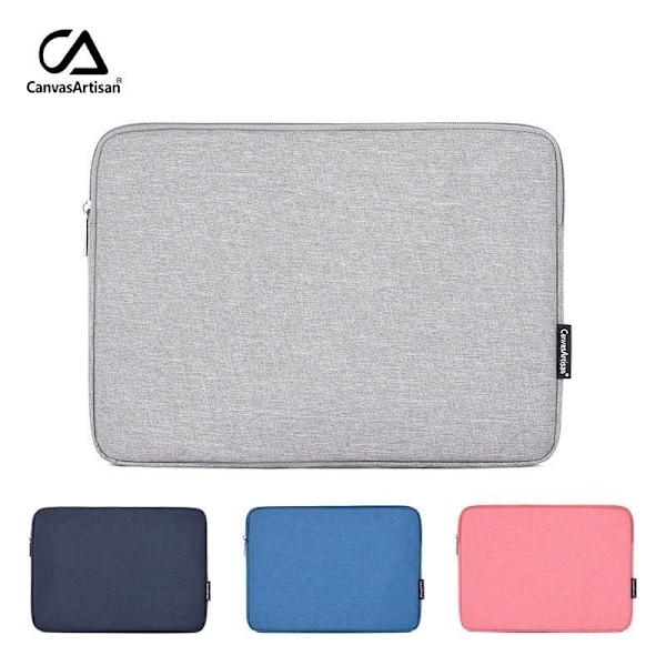 Laptopväska datorfodral / fodral till bärbar dator ljusgrå 14 tommer