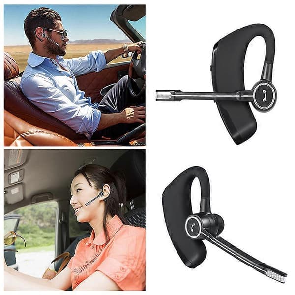 Bluetooth 5.1 Trådløst Headset med Dobbelt Mikrofon Støjreduktion[JUN]