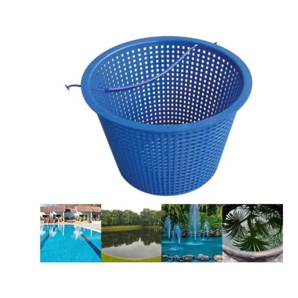 American Pool Supply Swimming Pool Blågrön plastseparator ersättningskorg (set med 1) - Avfettning tar bort löv och skräp - 7" topp, 4,7" botten, 5.
