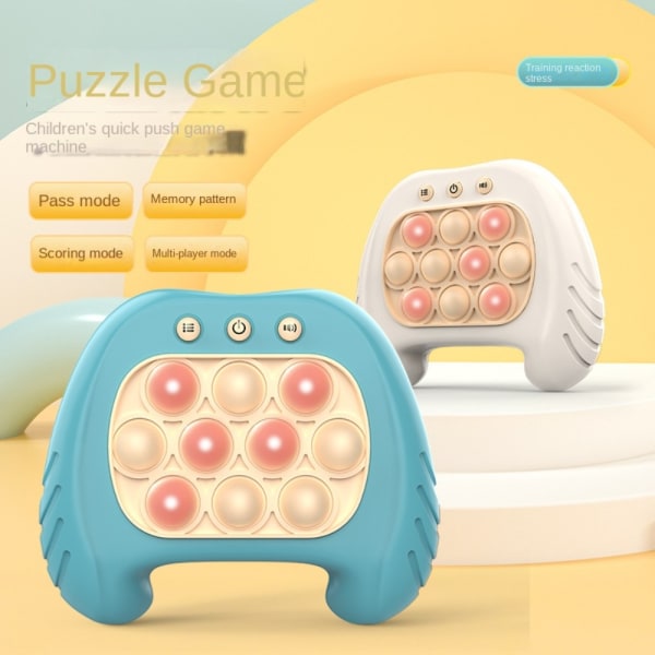 Rapid Push Puzzle Spillemaskine Pop Fidget Legetøj Boble Legetøj HVID white