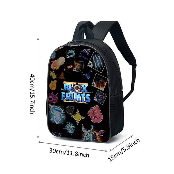 Blox Fruits Ryggsäck för Barn Skolväskor & Studentmaterial[JUN] 30*15*40cm A