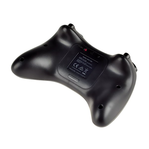 Wii U-kontroll, Uppladdningsbar Bluetooth Dubbel Analog Kontroll Black