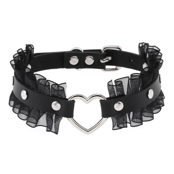 Choker Halsband Punk Rock Gotisk Hjärta Choker Halsband