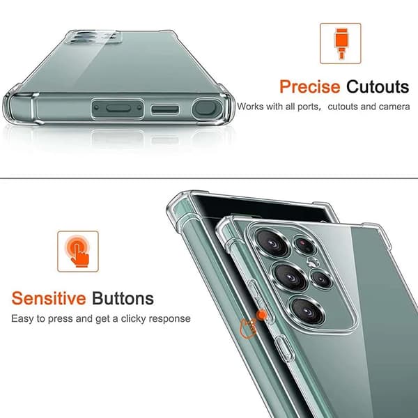 Mjukt silikonfodral kompatibelt med Samsung Galaxy S-serien[JUN] Galaxy Note 20 size