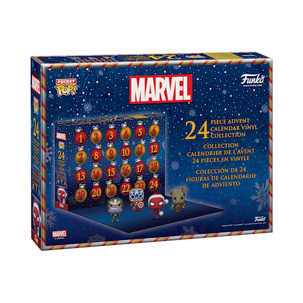 Julkalender Marvel Spider-Man Blind Box 24st Minifigurer Barnpresenter