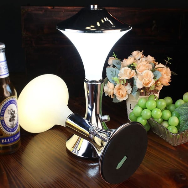 Restaurang trådlös bordslampa, bärbar uppladdningsbar skrivbordslampa