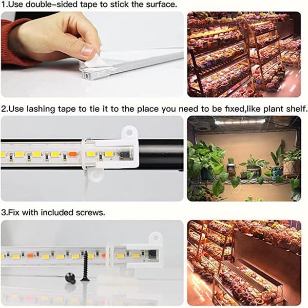 60W Fullspektret LED Vekstlys for Innendørsplanter [JUN]