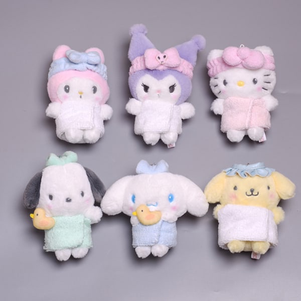 Kawaii docka och Sanrio plyschleksak katt Cinnamonroll Stuff mld 10cm