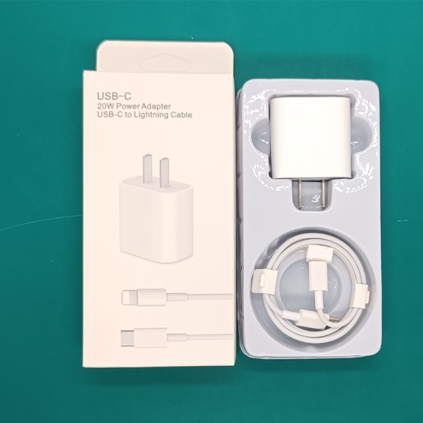 iPhone-lader 20W hurtiglading kabel, lader med type C til Lightning-kabel, kompatibel med iPhone 14/13/12/11 Pro Max 1.5m