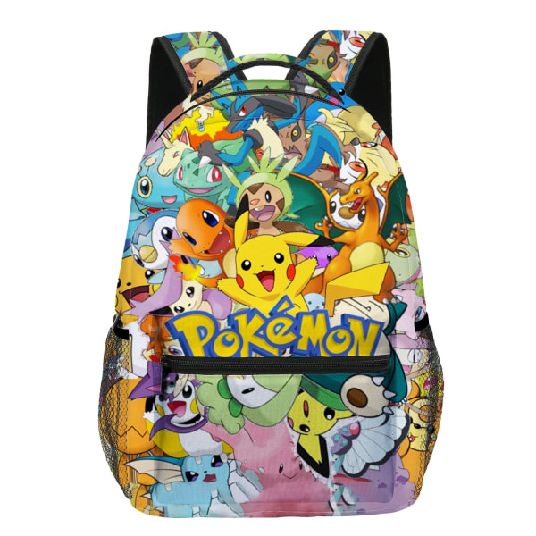 Pikachu Tegnede Grundskole- og Gymnasieelevers Rygsække og Barnrygsække