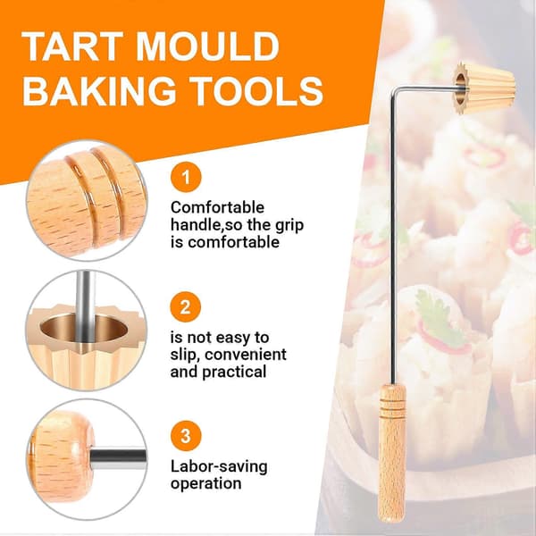 Malaysisk Pie Tee Maker Sæt til Nyonya Top Hat Kager