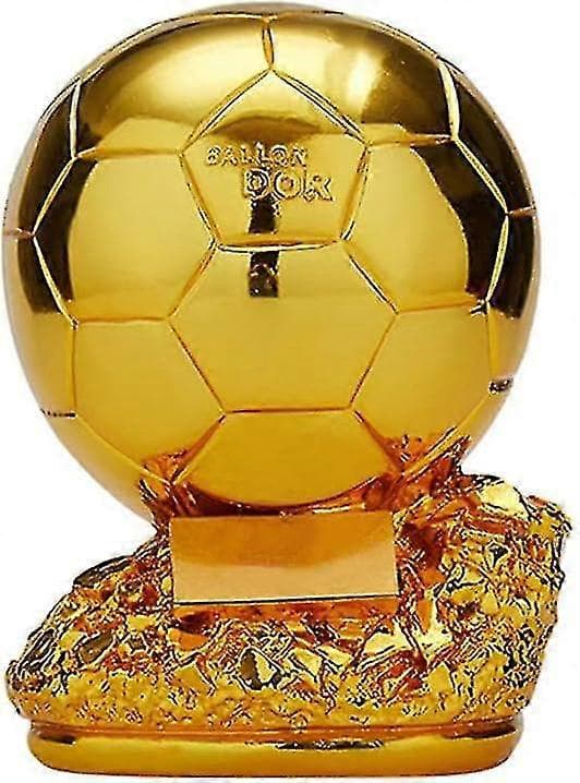 Ballon d'Or Trofé Replika Samlarobjekt - 21cm Fotbollsfans Present[JUN] 21cm