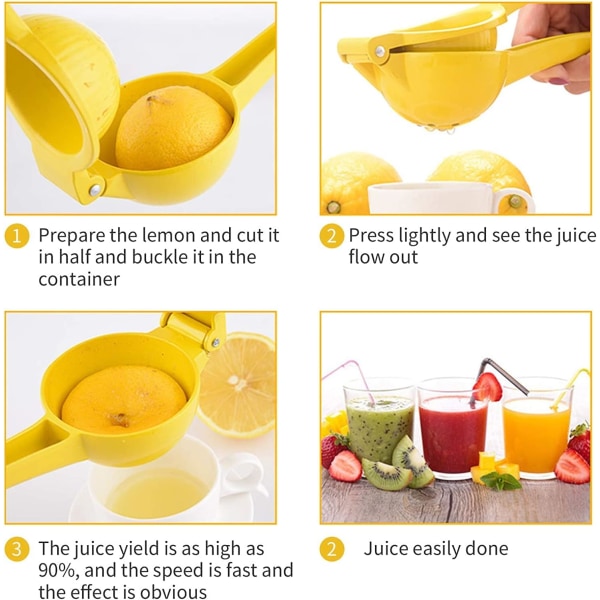 Citronjuicer Juicer manual för att extrahera juice