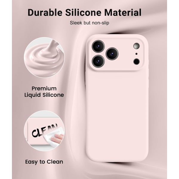 Ultra Tynd MagSafe Case til iPhone 17 Pro - Blød Pink[JUN] iPhone 17 Pro Rose