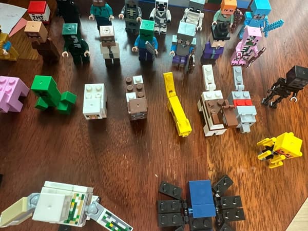 29 stk. Minecraft Byggeklodser Legetøjsfigurer Kompatible med Minecraft[JUN]