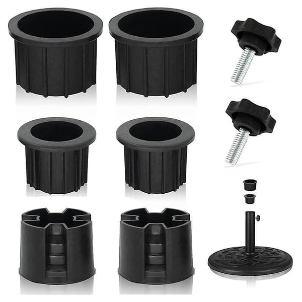 8 stk paraplybase stativ hullring plugg lokk og lås uteplass paraply stativ reservedeler stativ base stabilisator[JUN]