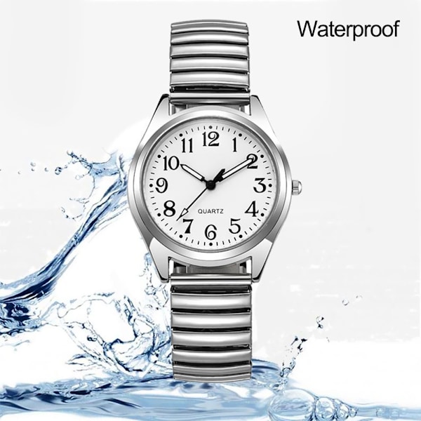 Damklocka Kvarts Armbandsur SILVER HERR Silver Silver men