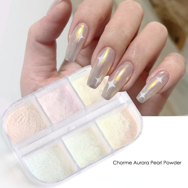 Nagelpudder Aurora Pigment Chrome