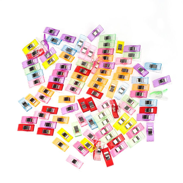 Sömnadsklämmor Klädklämmor Bindande Klämmor Lapptyg 100PCS