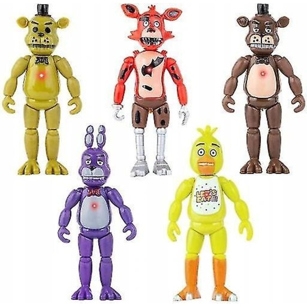 5 st Five Nights At Freddy's Fnaf Figur Set