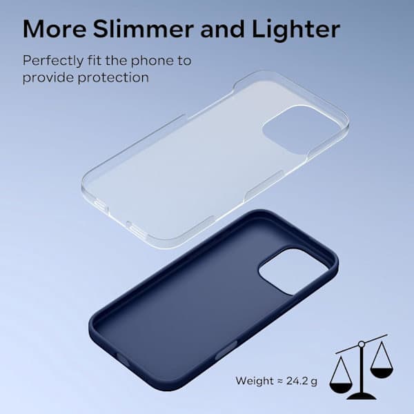 Flytende silikondeksel til iPhone 16 Pro, støtsikker myk full beskyttelse (marineblå) iPhone 16 Pro Navy blue