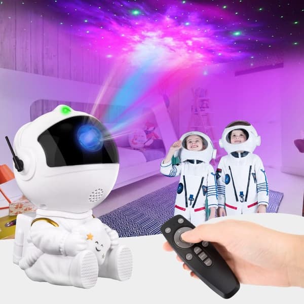 Galaxy Projektorlampe - Stjerneklar Nattehimmel & Nebula Lysshow [JUN]