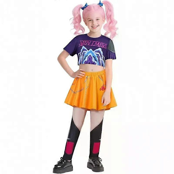K PopDemon H_Hunters-kostuum Rumicosplay-kostuum voor kinderen, jagers