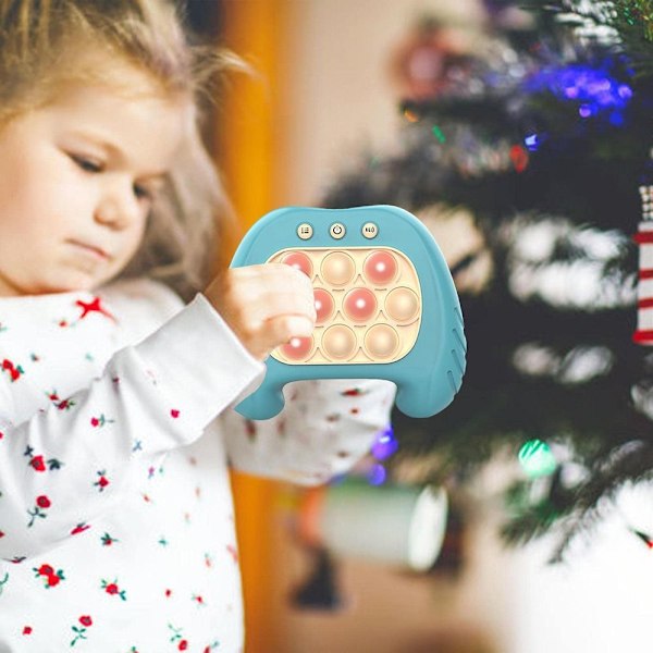 Nopea Push-Puzzle-Pelikone Pop Fidget-Leikkikalulelu BLÅ blue